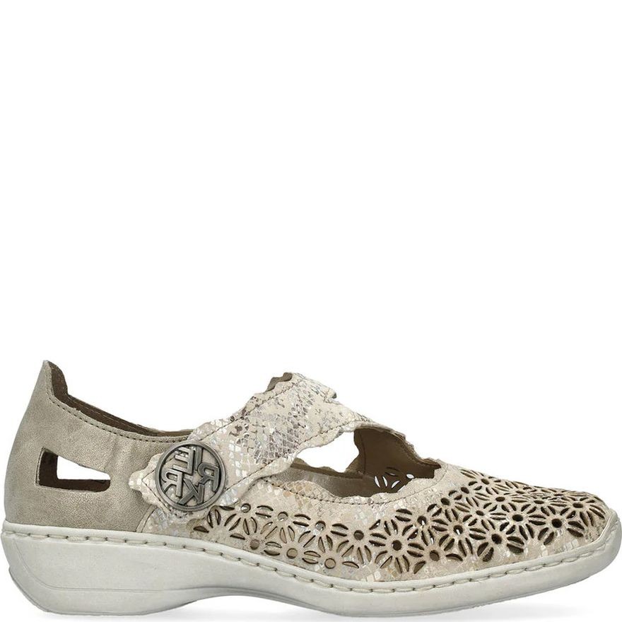 RIEKER Laisvalaikio bateliai moterims, Smėlio, Laisvalaikio bateliai 2