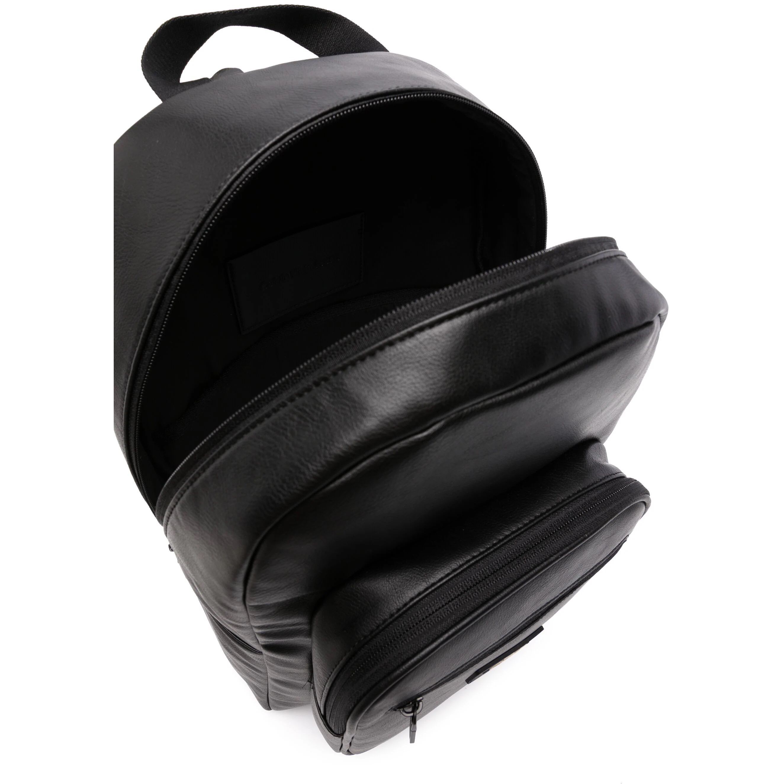 CALVIN KLEIN JEANS Kuprinė vyrams, Juoda, Tagged rounded backpack 4