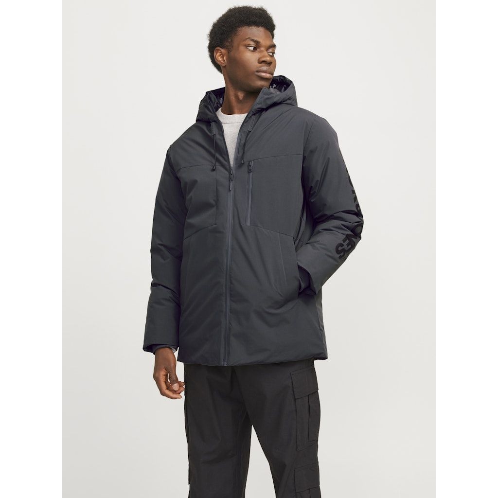 JACK & JONES Pūkinė striukė vyrams, Mėlyna, Payne parka jacket 3
