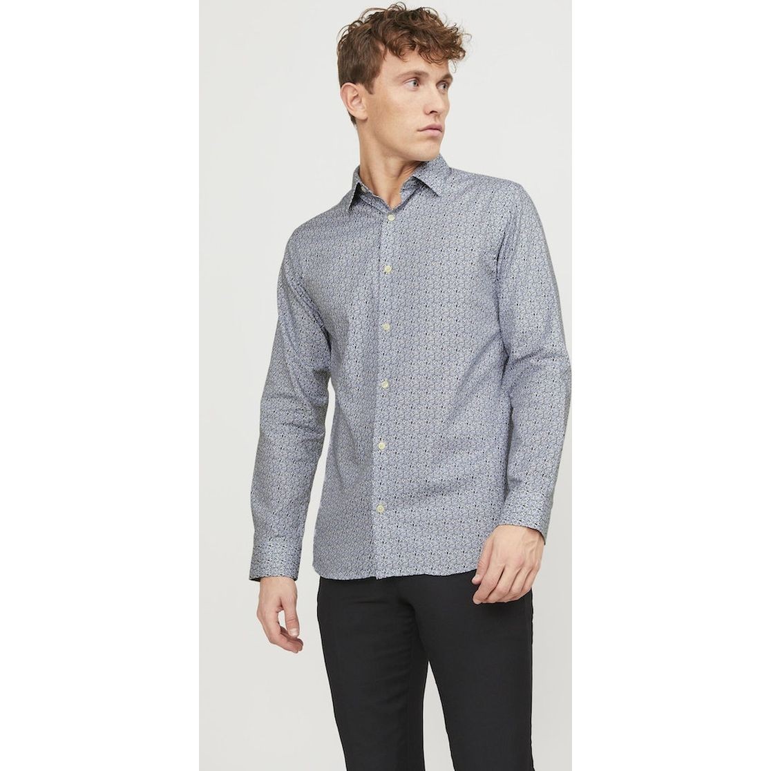 JACK & JONES Marškiniai vyrams, Mėlyna, Jprblanordshirts 2