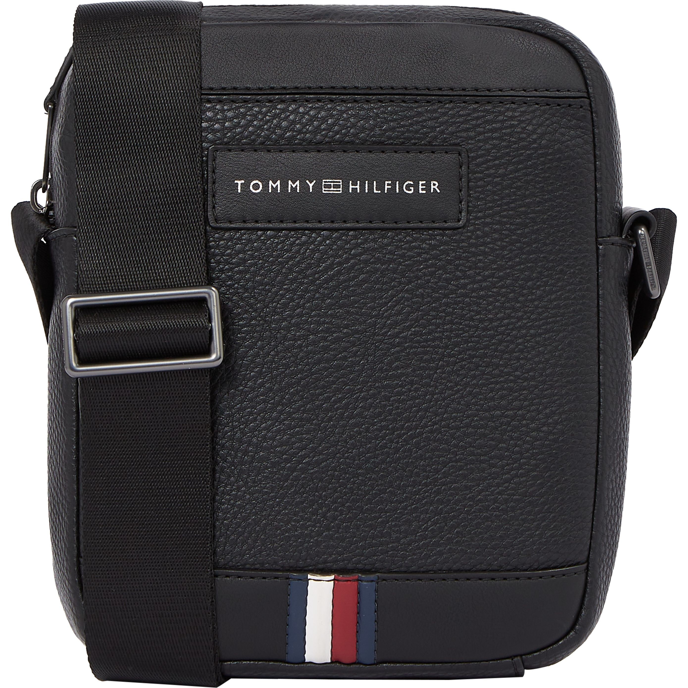 TOMMY HILFIGER Rankinė per petį vyrams, Juoda, Business mini reporter 1