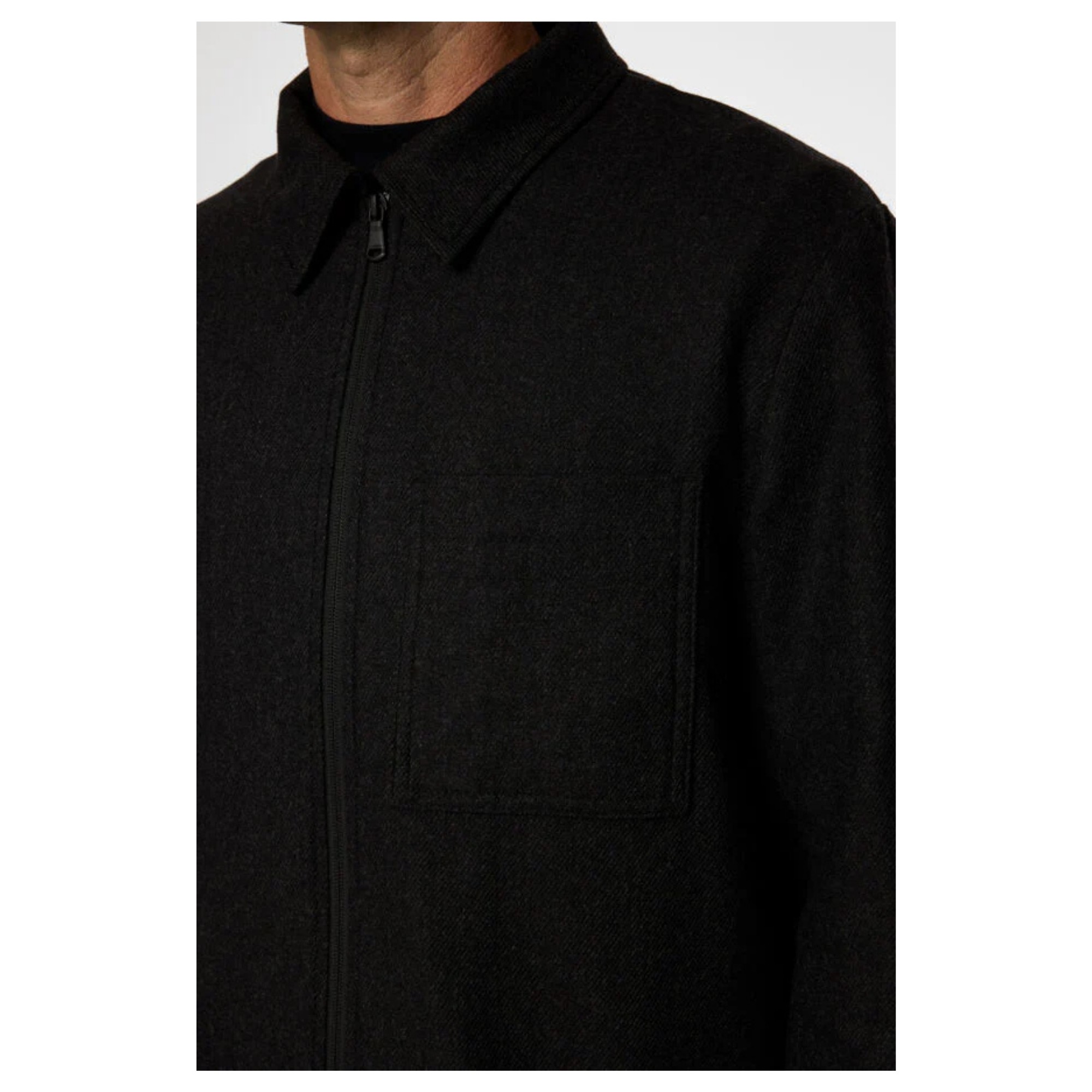 J.LINDEBERG Marškiniai ilgomis rankovėmis vyrams, Greyy, Julius cash flannel overshirt 2