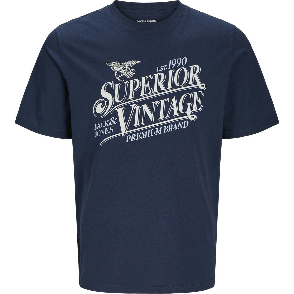 JACK & JONES Marškinėliai vyrams, Mėlyna, JPRSTAR TEE SS CREW