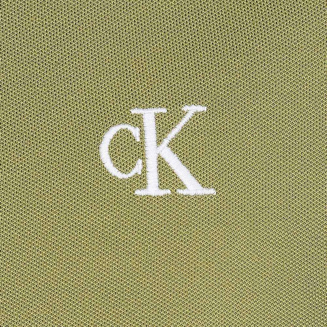 CALVIN KLEIN JEANS Polo marškiniai trumpos rank. vyrams, Žalia, S/s polo 4