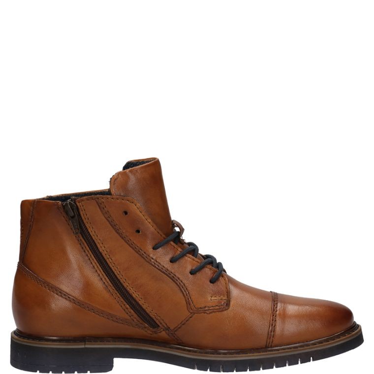 BUGATTI Aulinukai vyrams, Ruda, Caj Booties 4