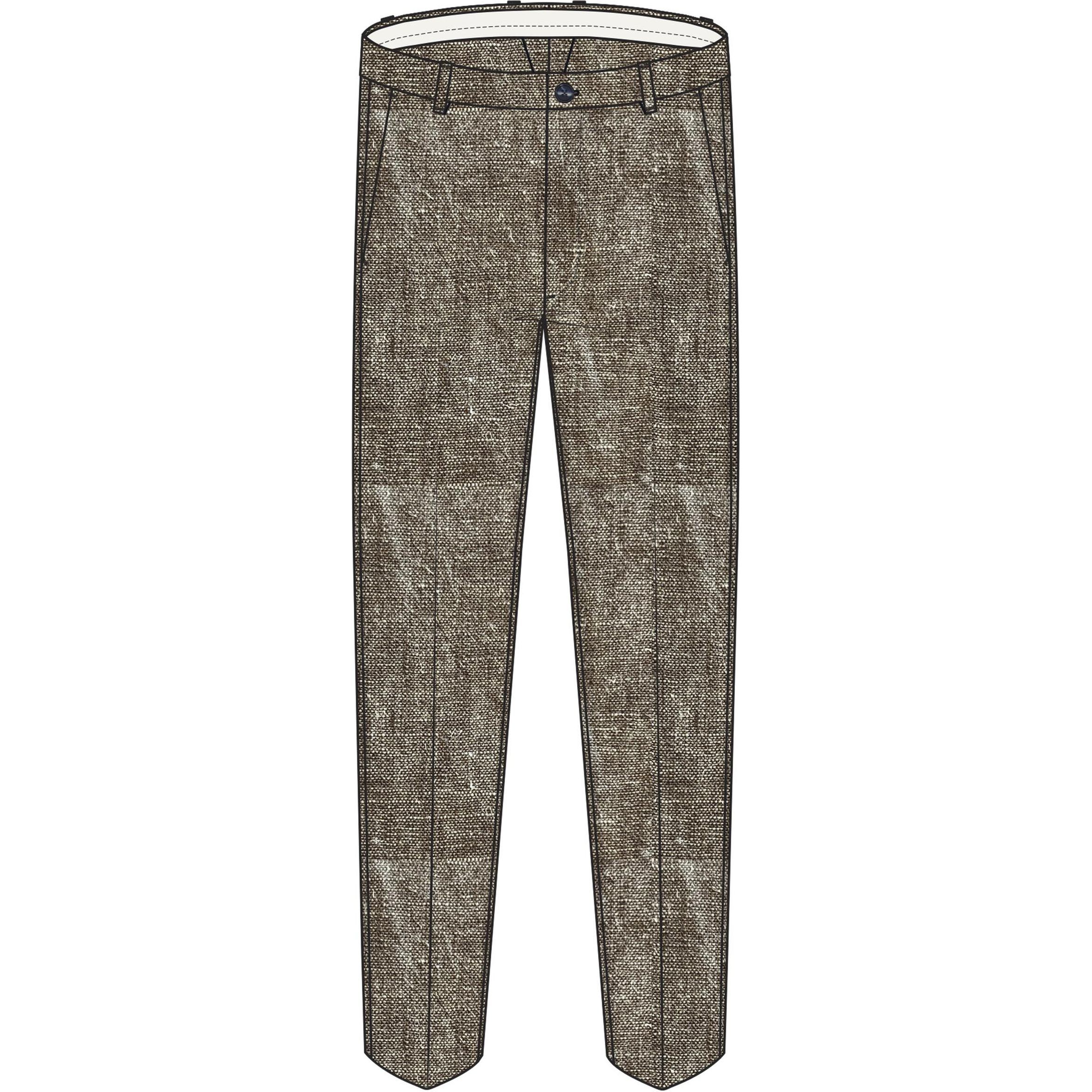 JACK & JONES Kelnės vyrams, Ruda, JPRRIVIERA LINEN TR 1