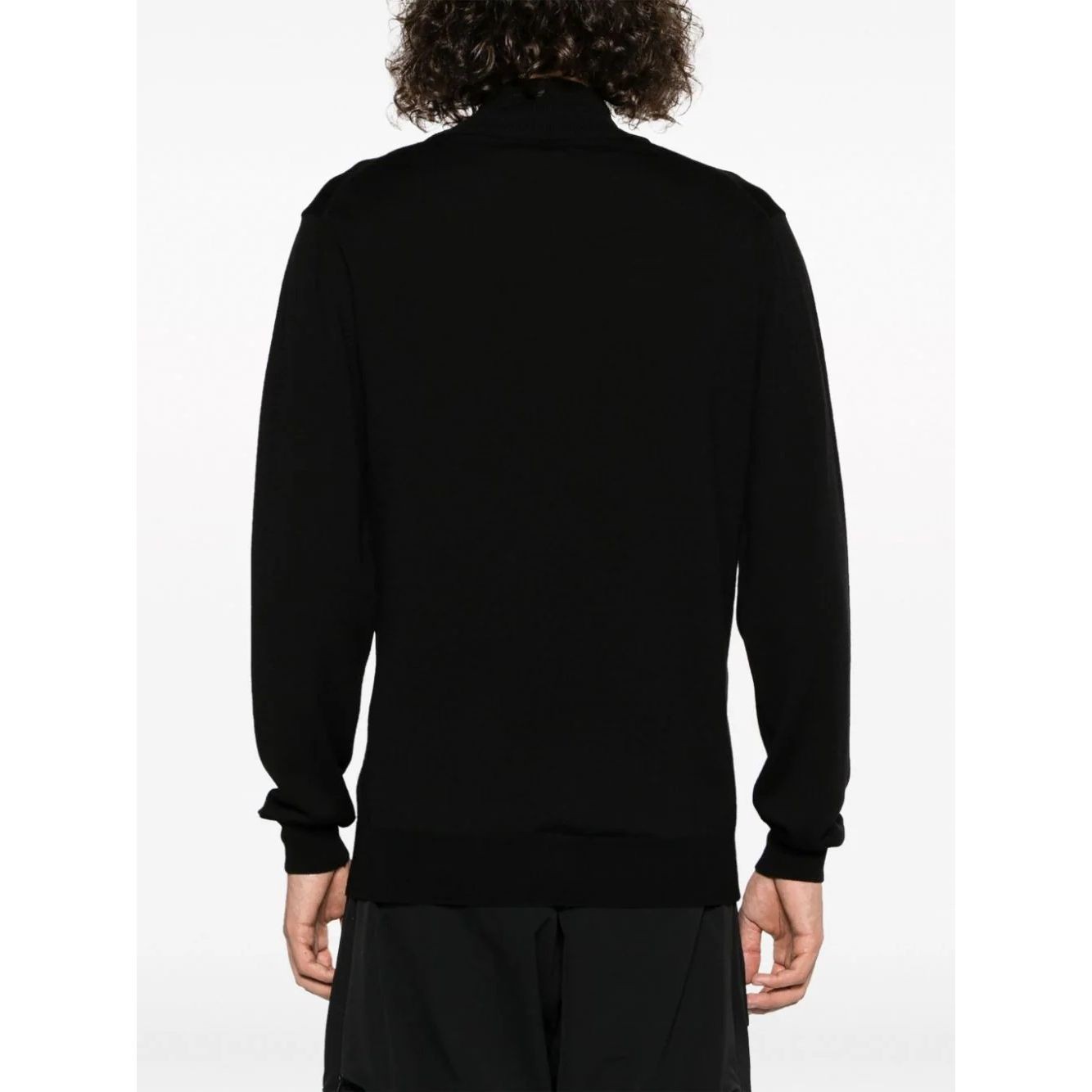 J.LINDEBERG Sportinis nertinis vyrams, Juoda, Kiyan quarter zip sweater 3