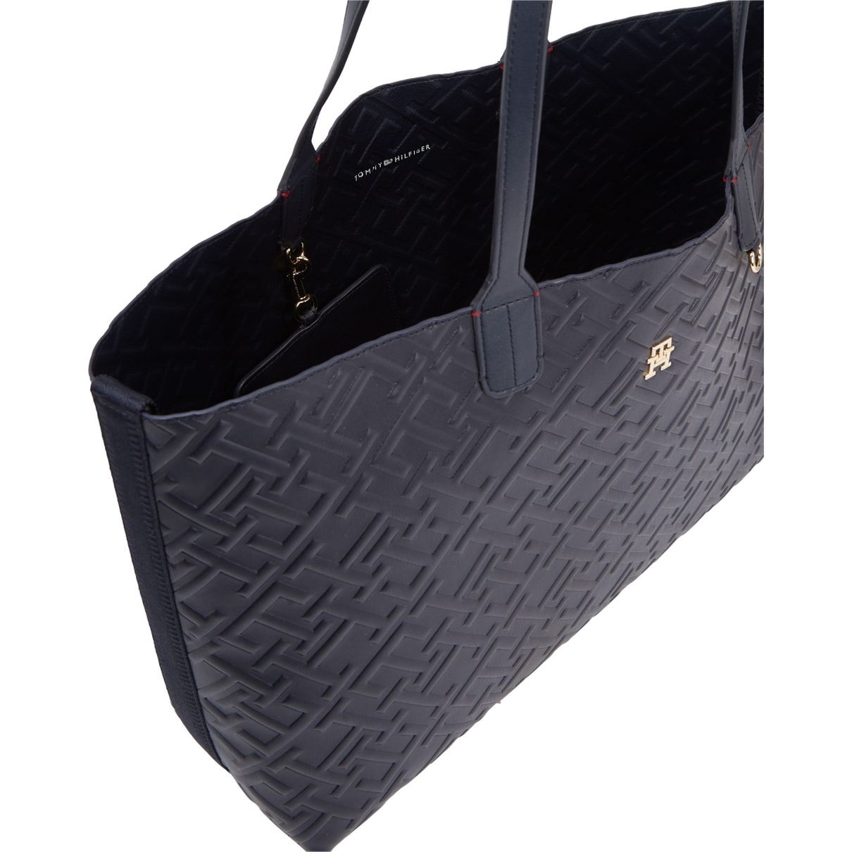 TOMMY HILFIGER Pirkinių krepšys moterims, Mėlyna, Iconic tote mono 4