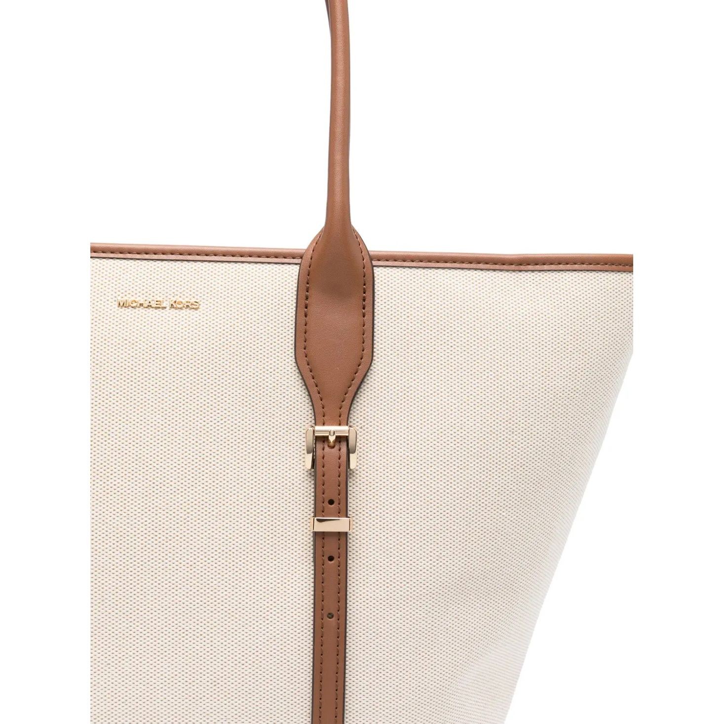 MICHAEL KORS Pirkinių krepšys moterims, Ruda, Lg buckle tote 3