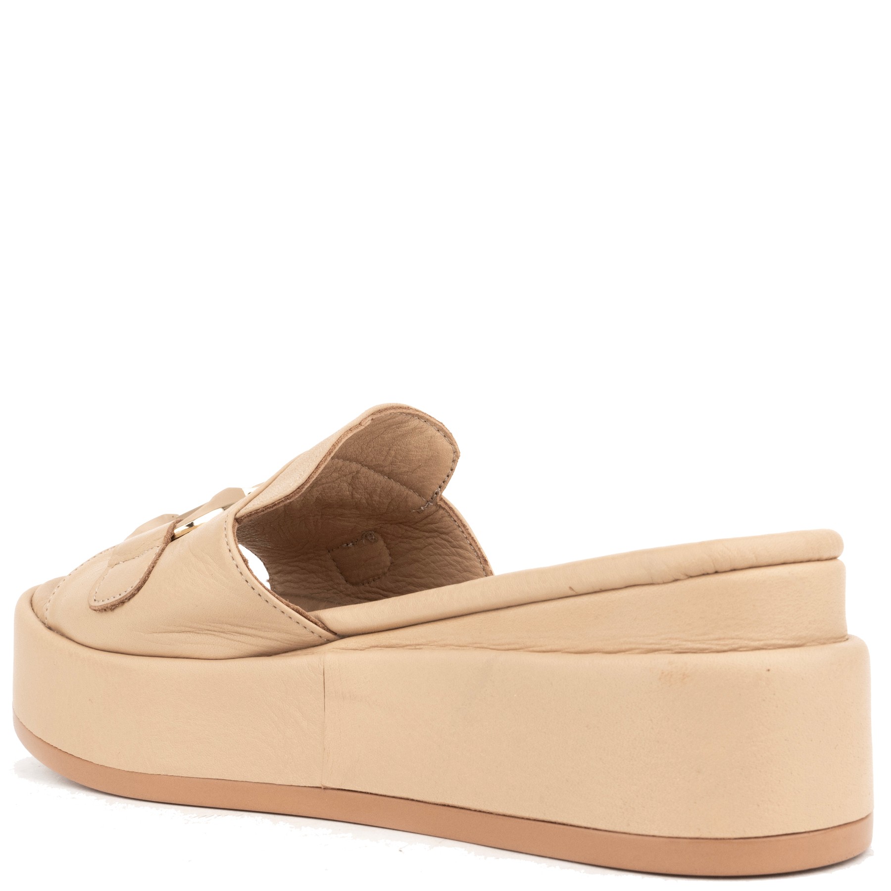 SERGIO MORETTI Klumpės moterims, Smėlio, Slippers 3