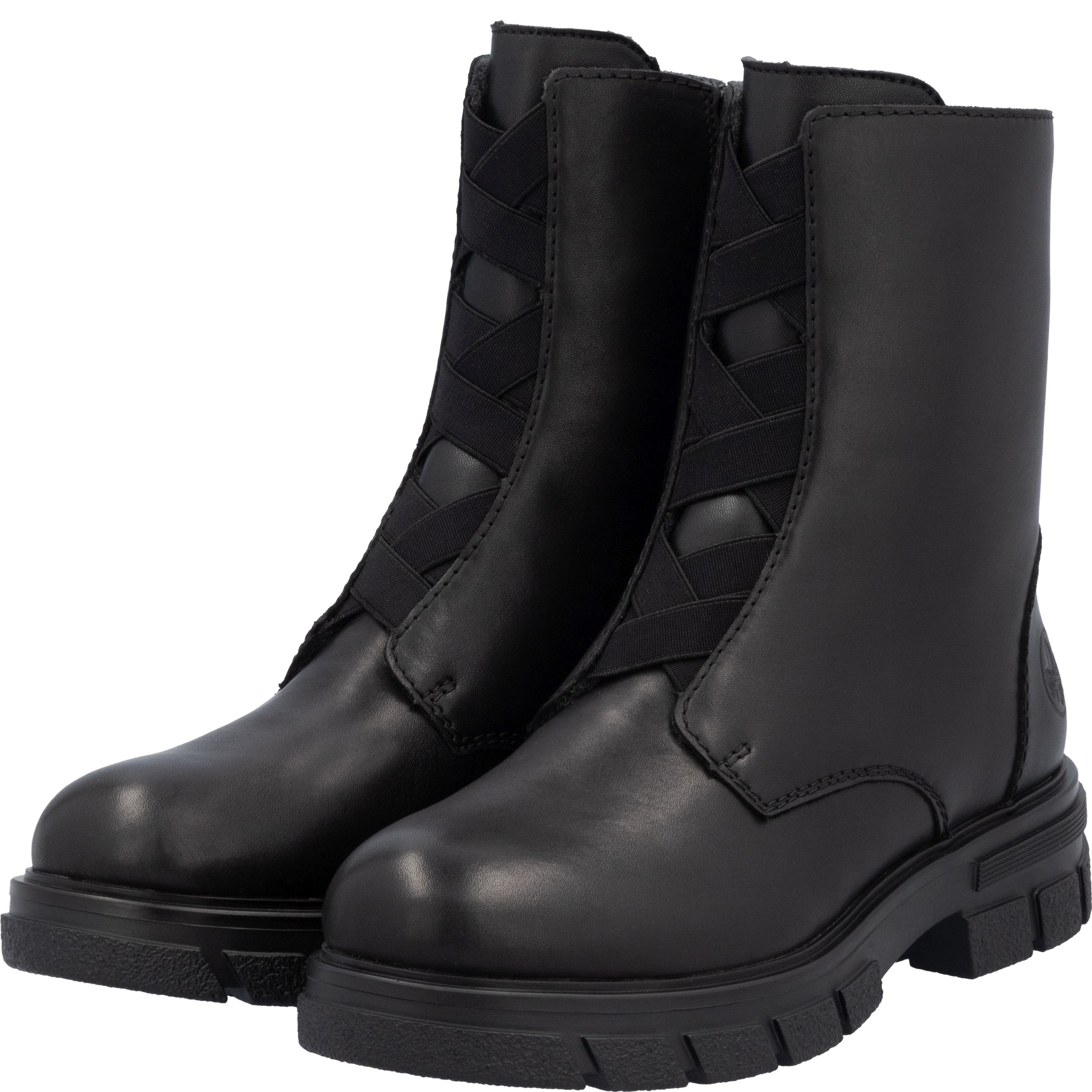 RIEKER Aulinukai moterims, Juoda, Ladies mid height boots 10