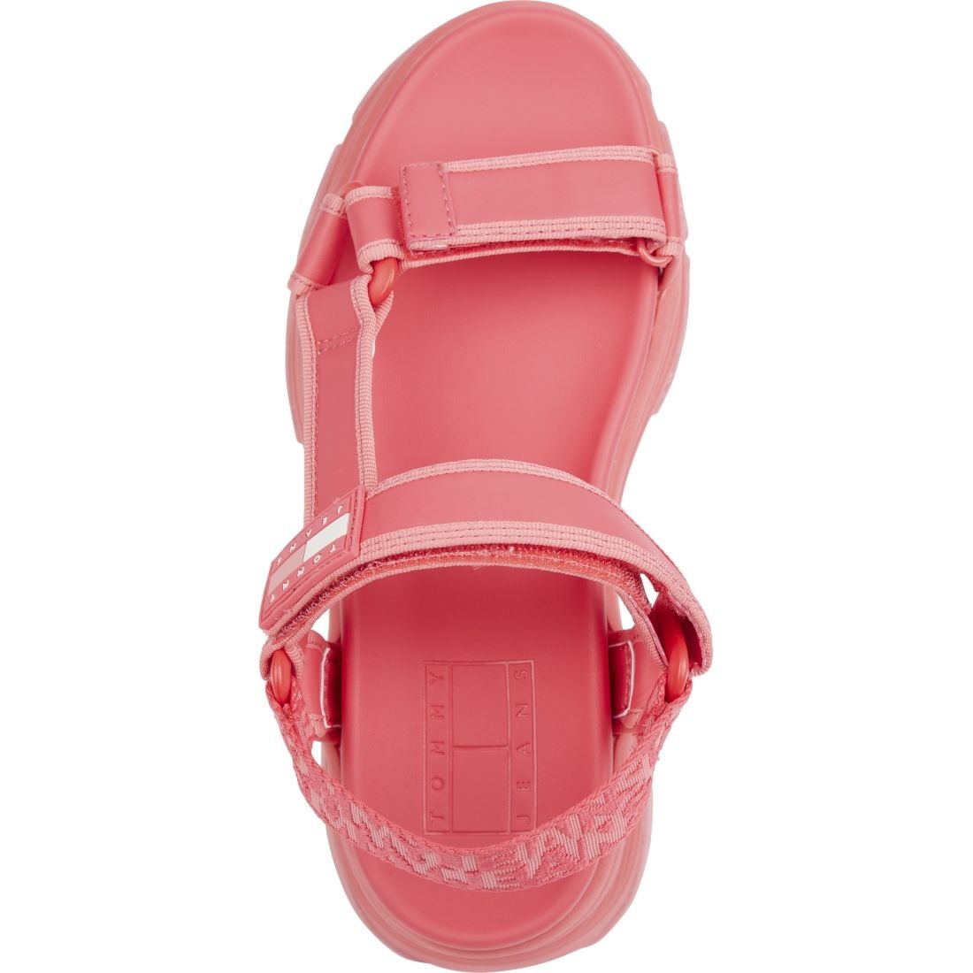 TOMMY JEANS Basutės moterims, Rožinė, Webbing hyrbid sandal 5