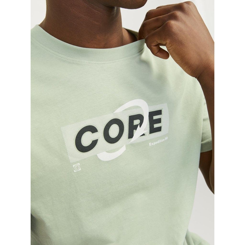 JACK & JONES Marškinėliai vyrams, Žalia, JCOSTAR TEE SS CREW 7