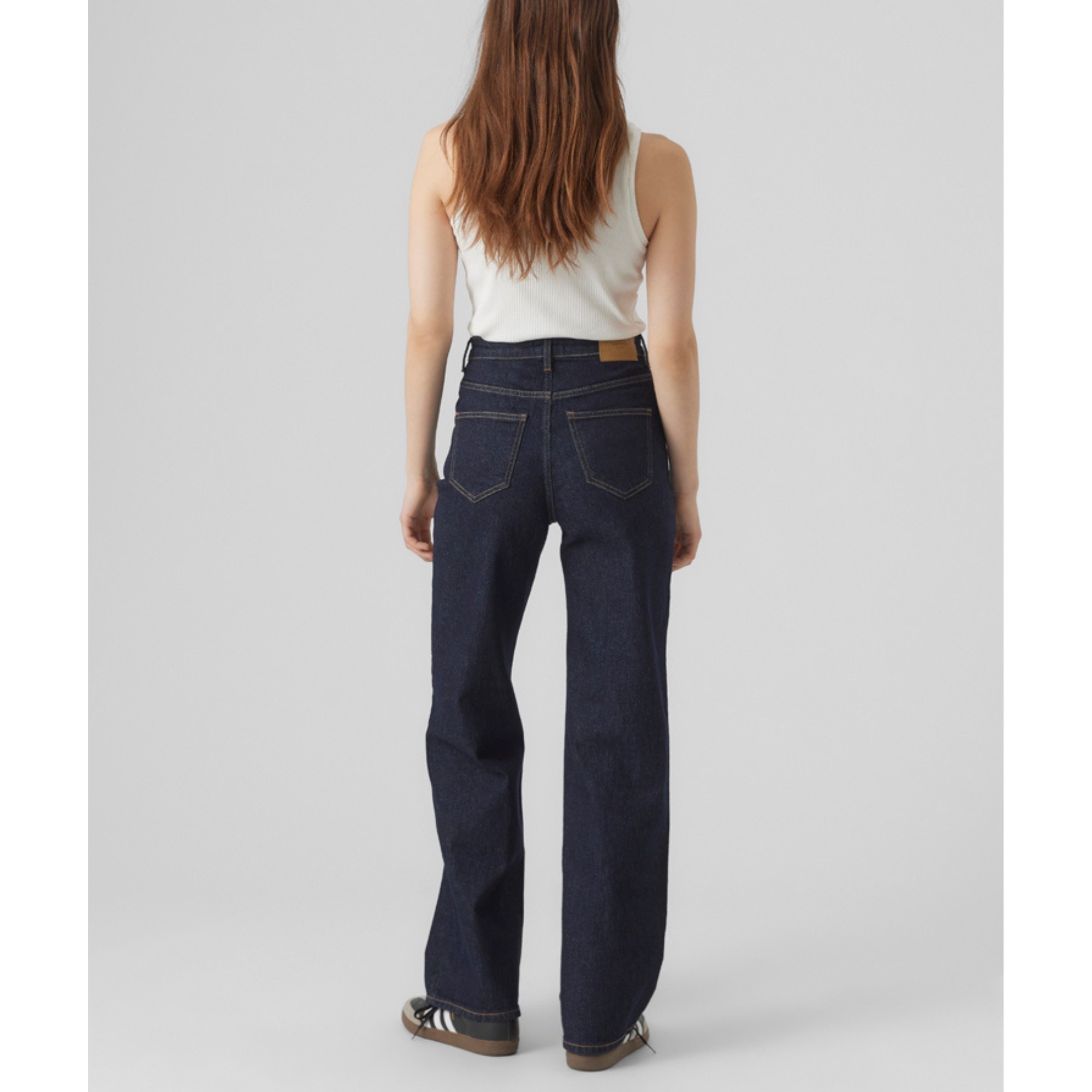 VERO MODA Platūs džinsai moterims, Mėlyna, Tessa 4