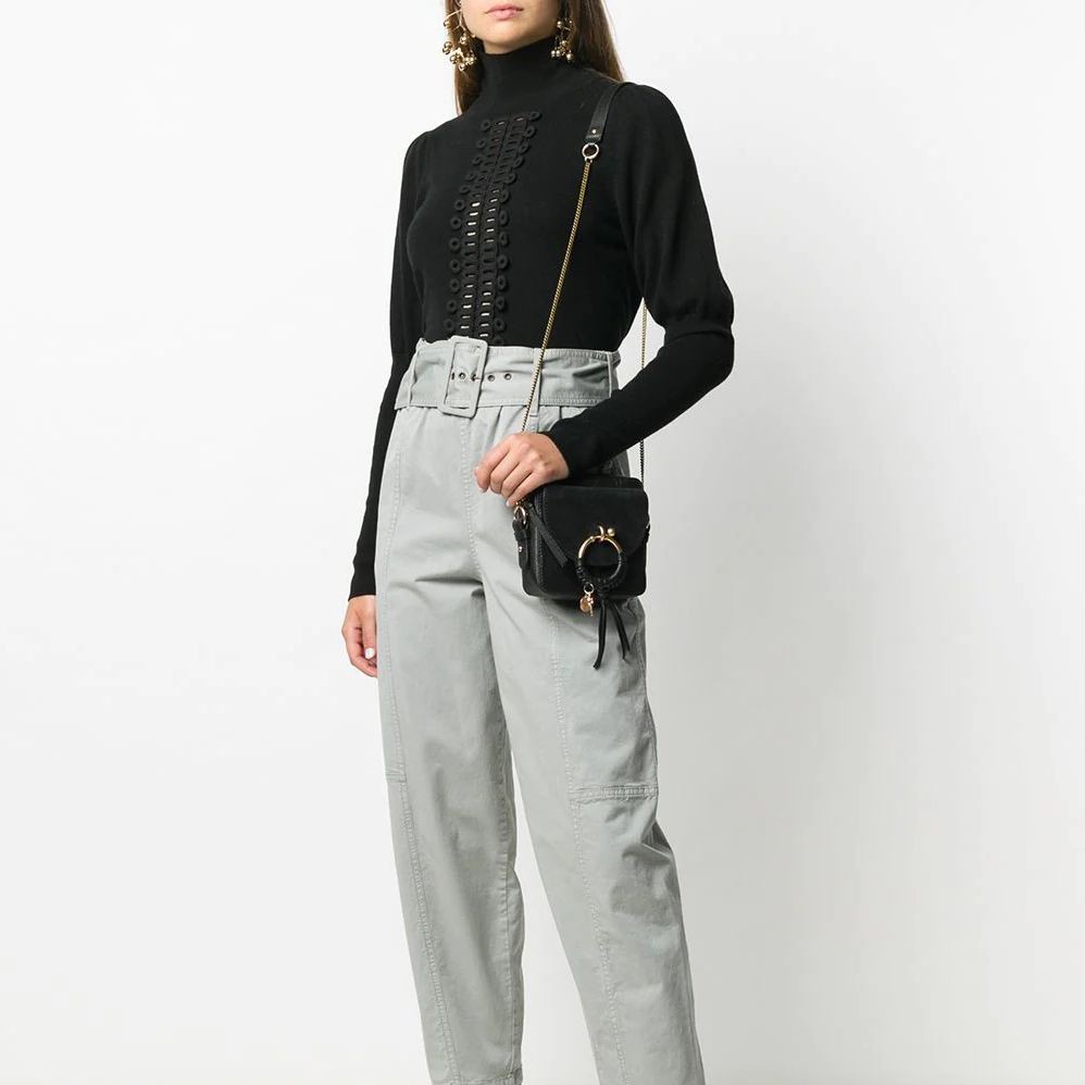 SEE BY CHLOE Rankinė per petį moterims, Juoda, Joan shoulder bag 3