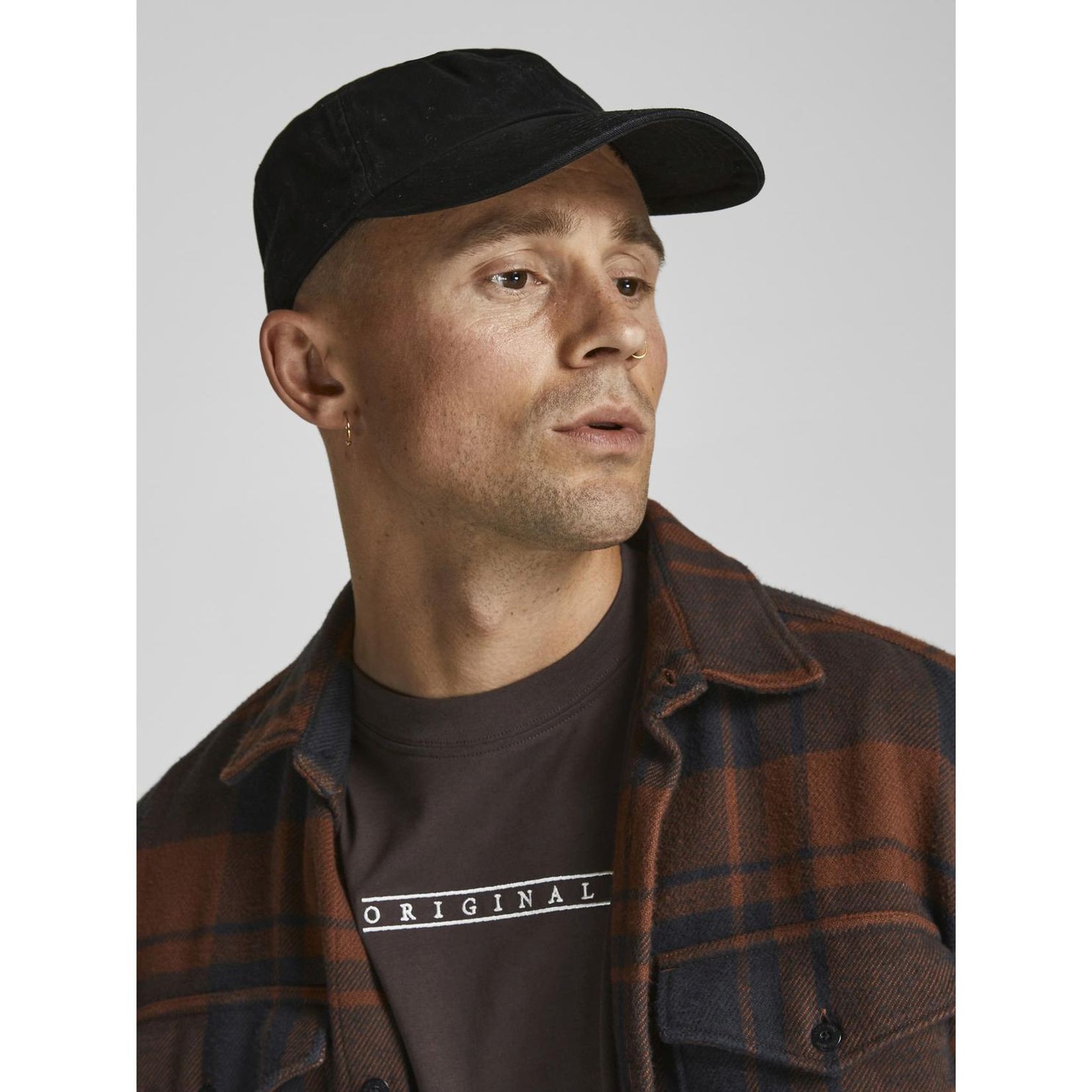 JACK & JONES Kepurė vyrams, Juoda, JACBRINK CAP SN 5