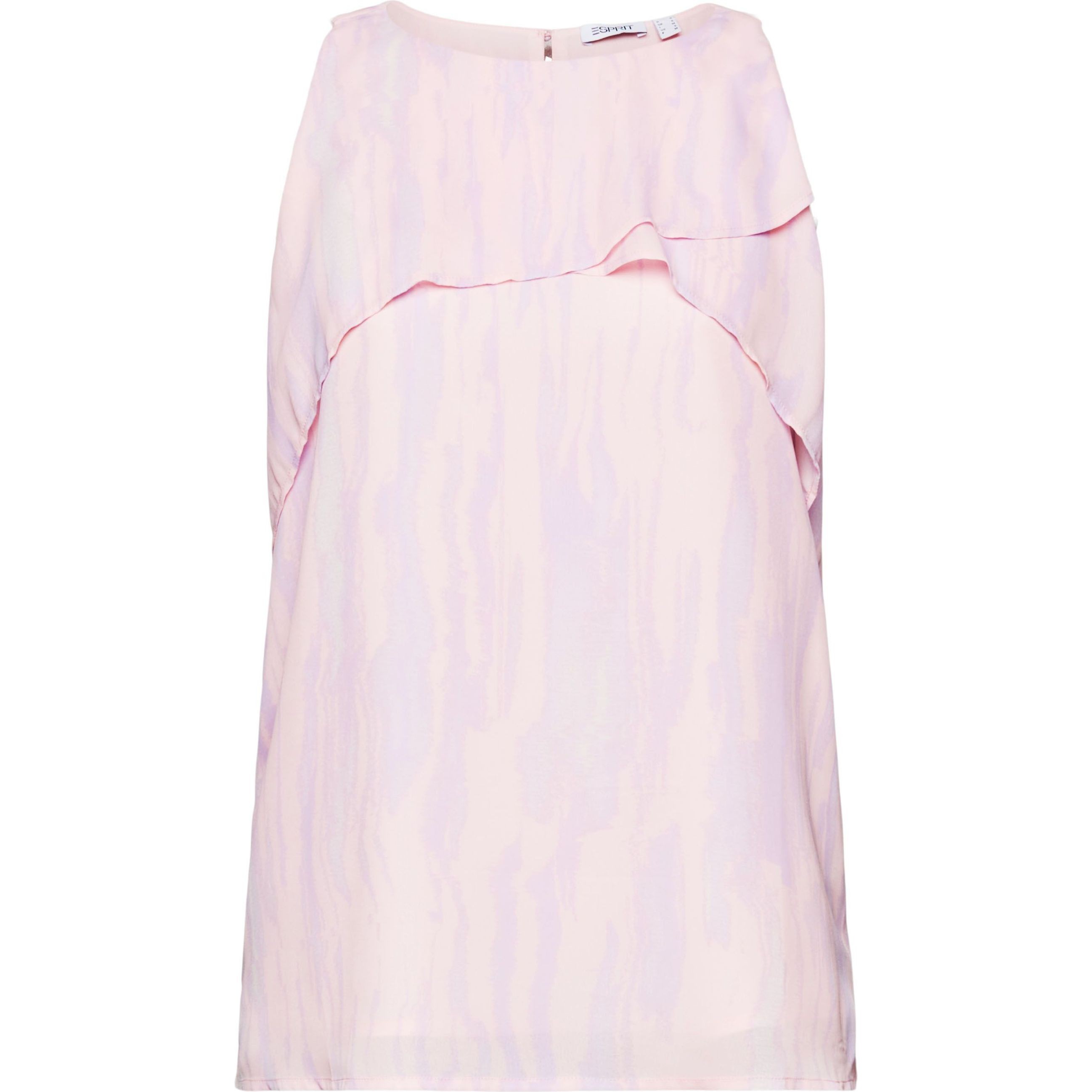 ESPRIT Palaidinės moterims, Rožinė, crep chiffo Tops 1