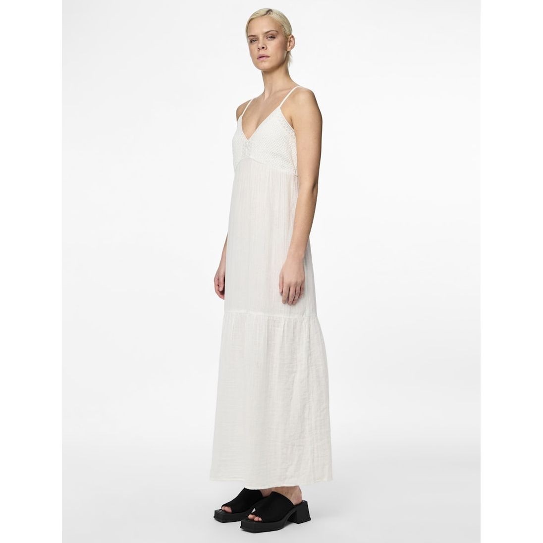 PIECES Maxi suknelė moterims, Balta, Pcastina maxi dress 5