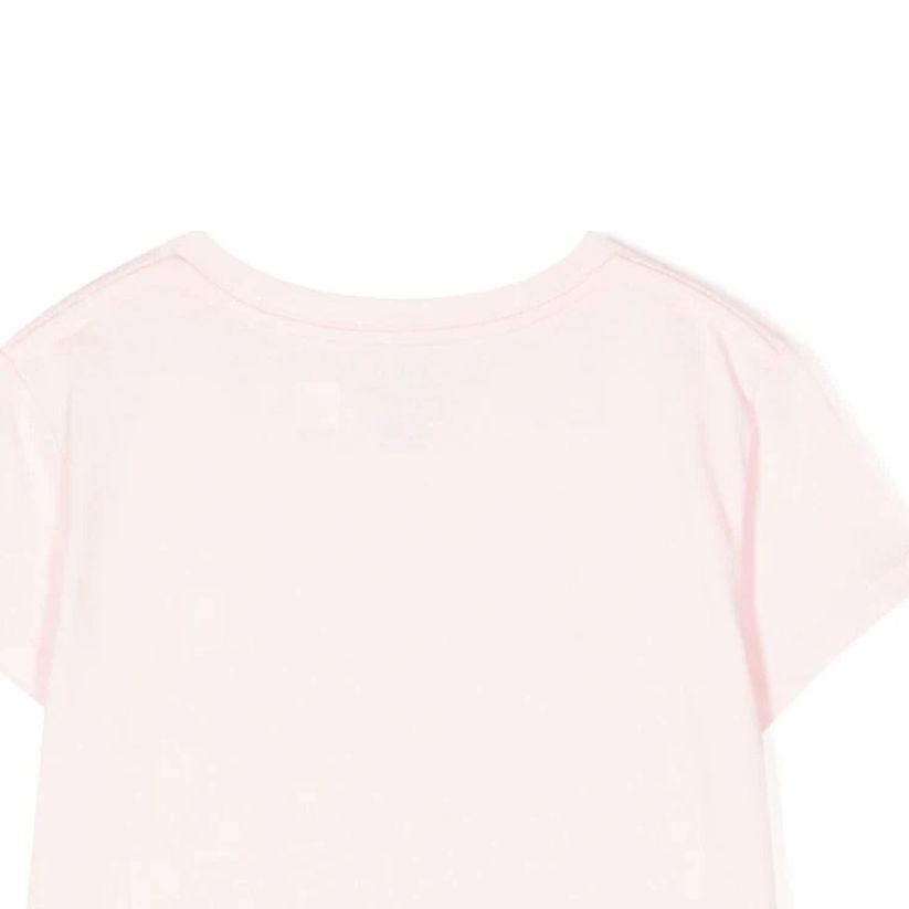 RALPH LAUREN KIDS Marškinėliai trump. rankovėmis mergaitėms, Rožinė, Cotton jersey tee (2-6x) 2