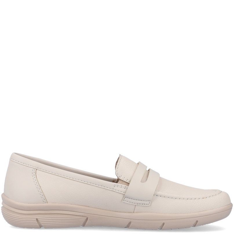 RIEKER Loaferiai moterims, Smėlio, LOAFERS 3