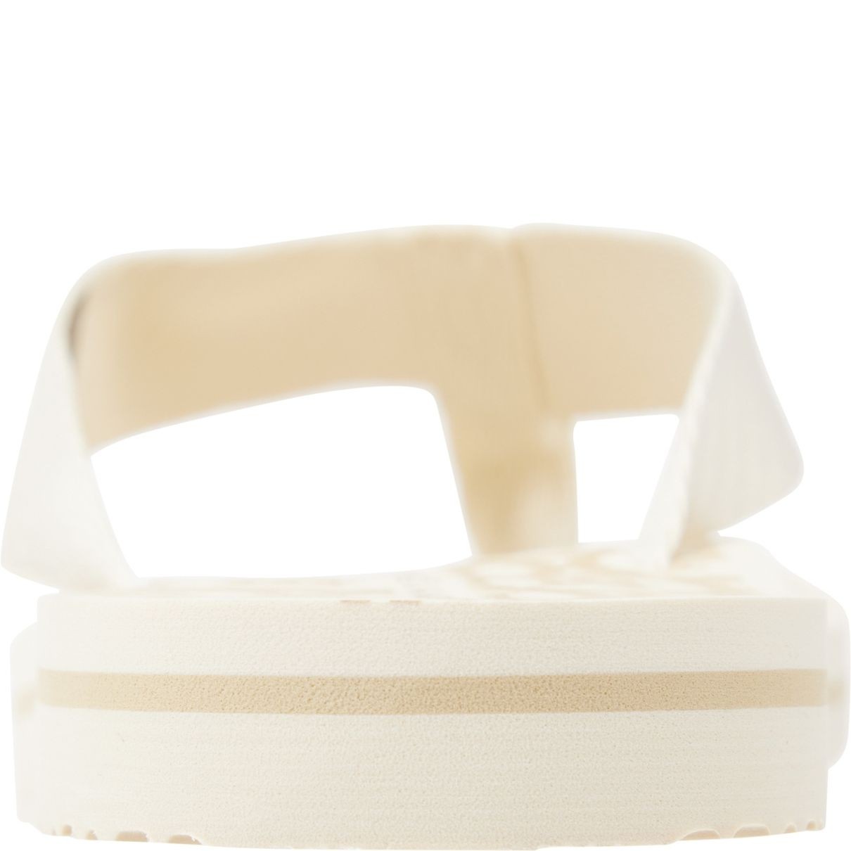 TOMMY HILFIGER Pliažo šlepetės per pirštą moterims, Smėlio, Emblem beach sandal 4