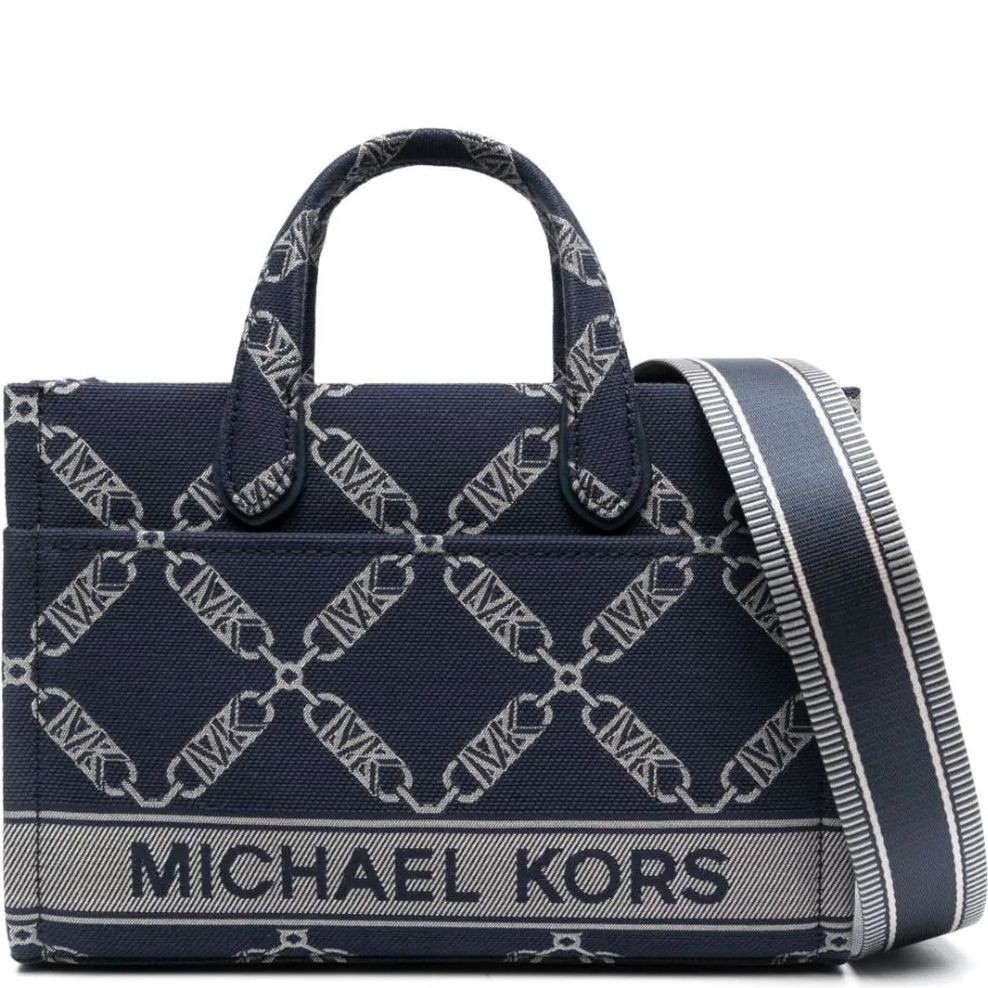 MICHAEL KORS Pirkinių krepšys moterims, Mėlyna, SM ew messenger bag 1