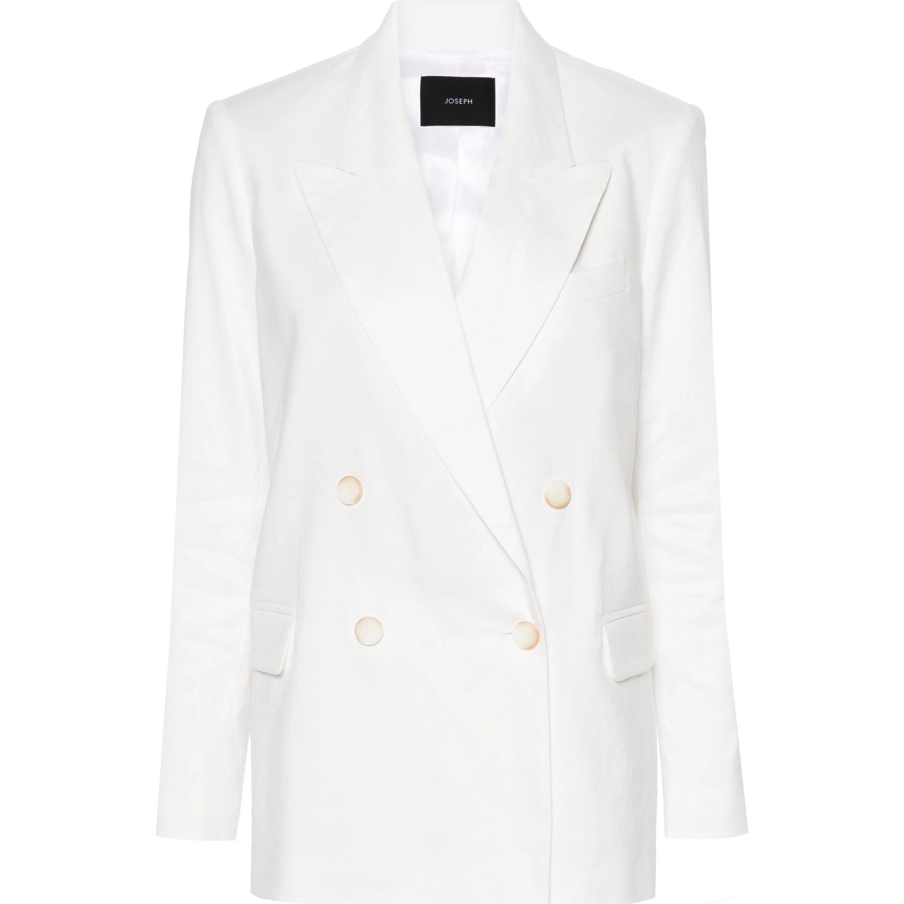 JOSEPH Švarkas moterims, Balta, Jaden linen blazer