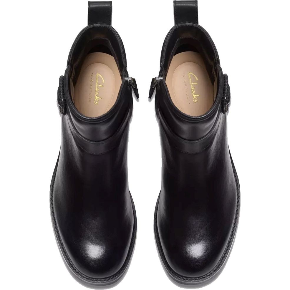 CLARKS Aulinukai moterims, Juoda, Chamberly booties 5