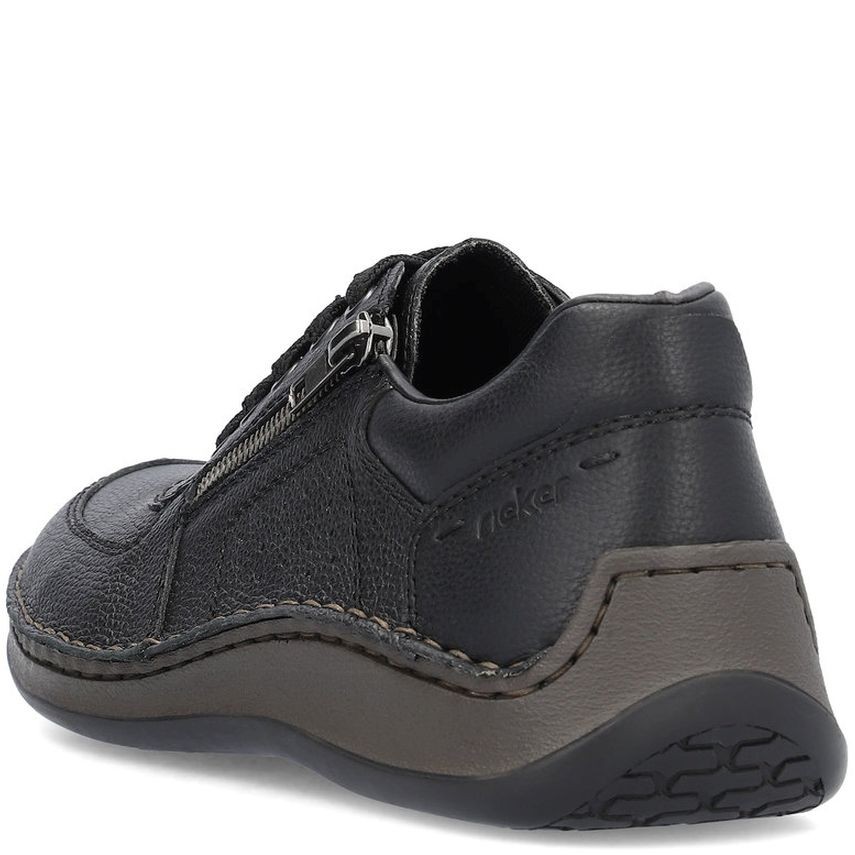 RIEKER Laisvalaikio bateliai vyrams, Juoda, LEISURE 5