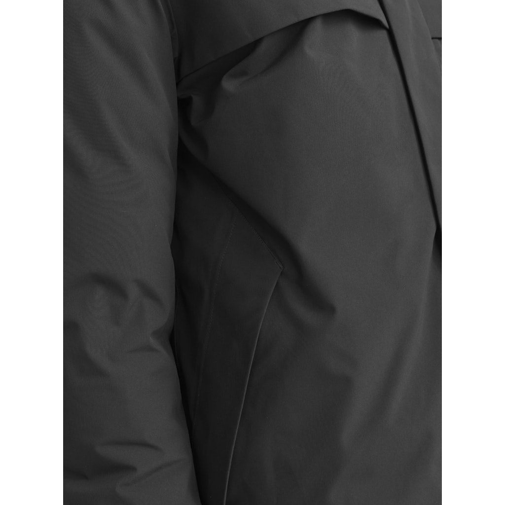 JACK & JONES Pūkinė striukė vyrams, Juoda, Wave jacket 5