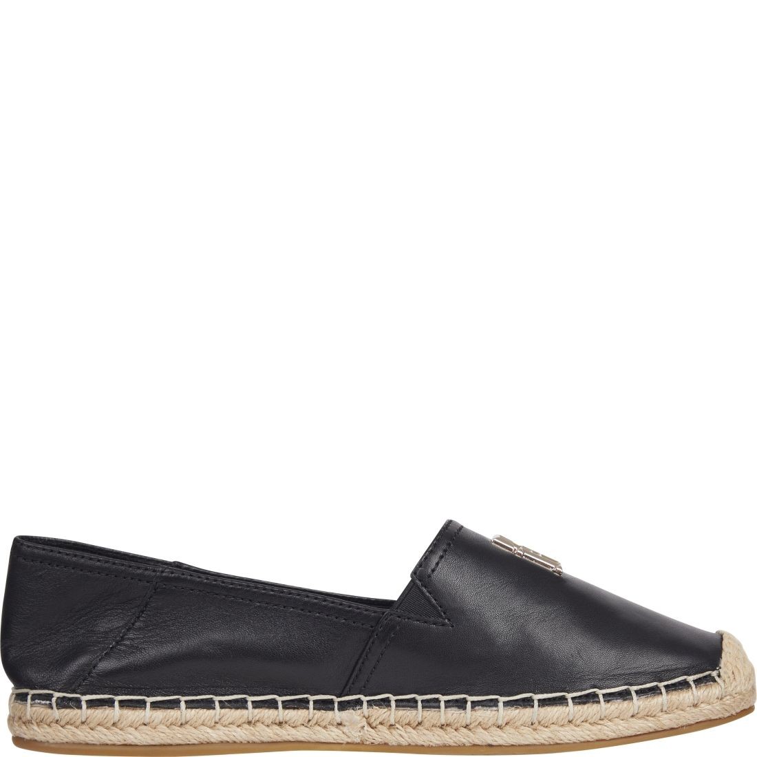 TOMMY HILFIGER Espadrilės moterims, Juoda, Essential espadrille 3