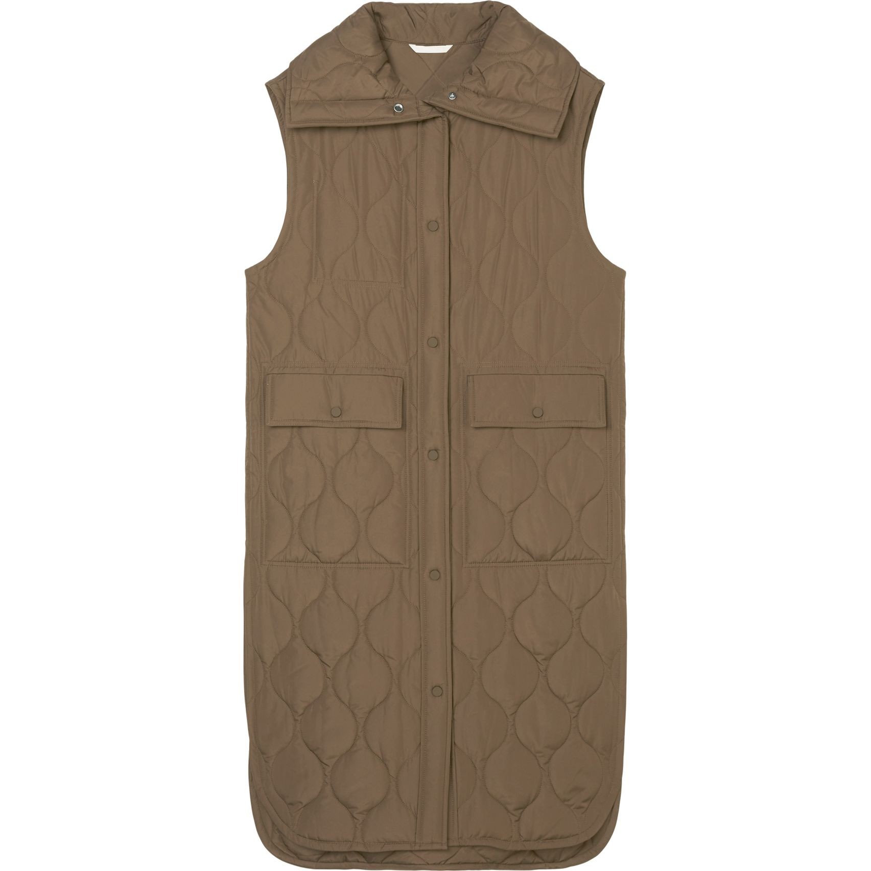 MARC O'POLO Vest moterims, dark walnut 1