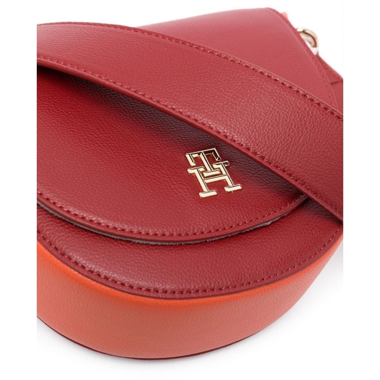 TOMMY HILFIGER Rankinė per petį moterims, Raudona, LIFE SADDLE BAG CB 3