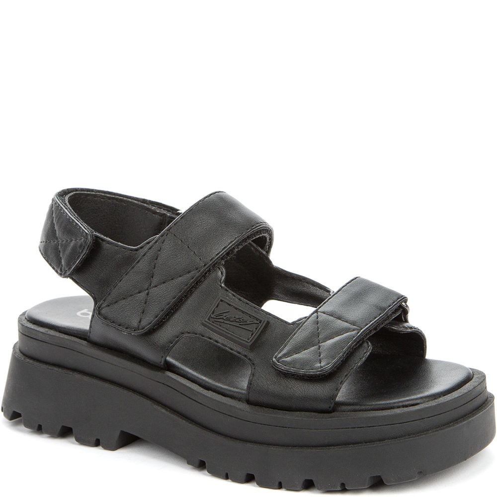 BETSY Basutės mergaitėms, Juoda, SANDALS