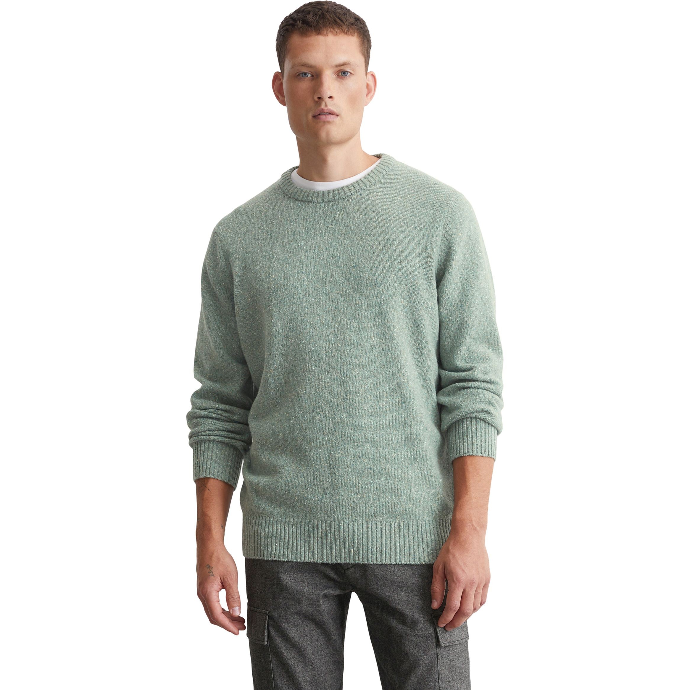 MARC O'POLO Megztinis vyrams, Žalia, Sweater 430506660174 2