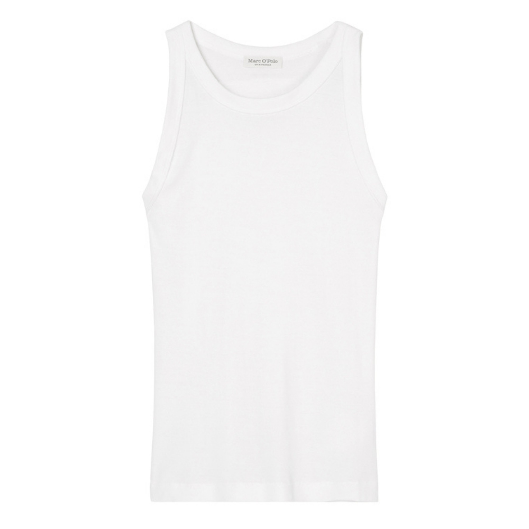 MARC O'POLO Marškiniai be rankovių moterims, Balta, B01211250011 Tank top