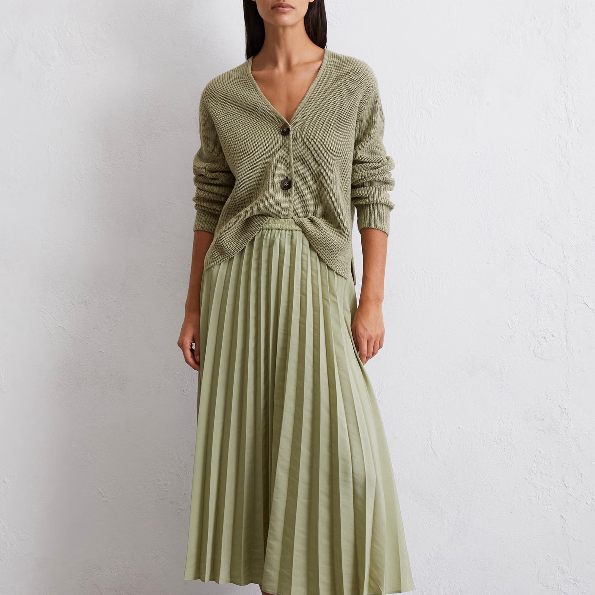 MARC O'POLO Kardiganas moterims, Žalia, 506605961069 Cardigans 4