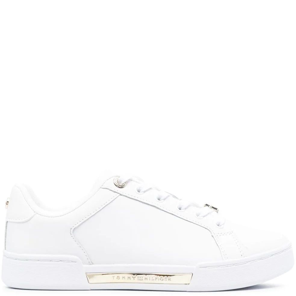TOMMY HILFIGER Sportiniai bateliai moterims, Balta, COURT SNEAKER HARDWARE 2