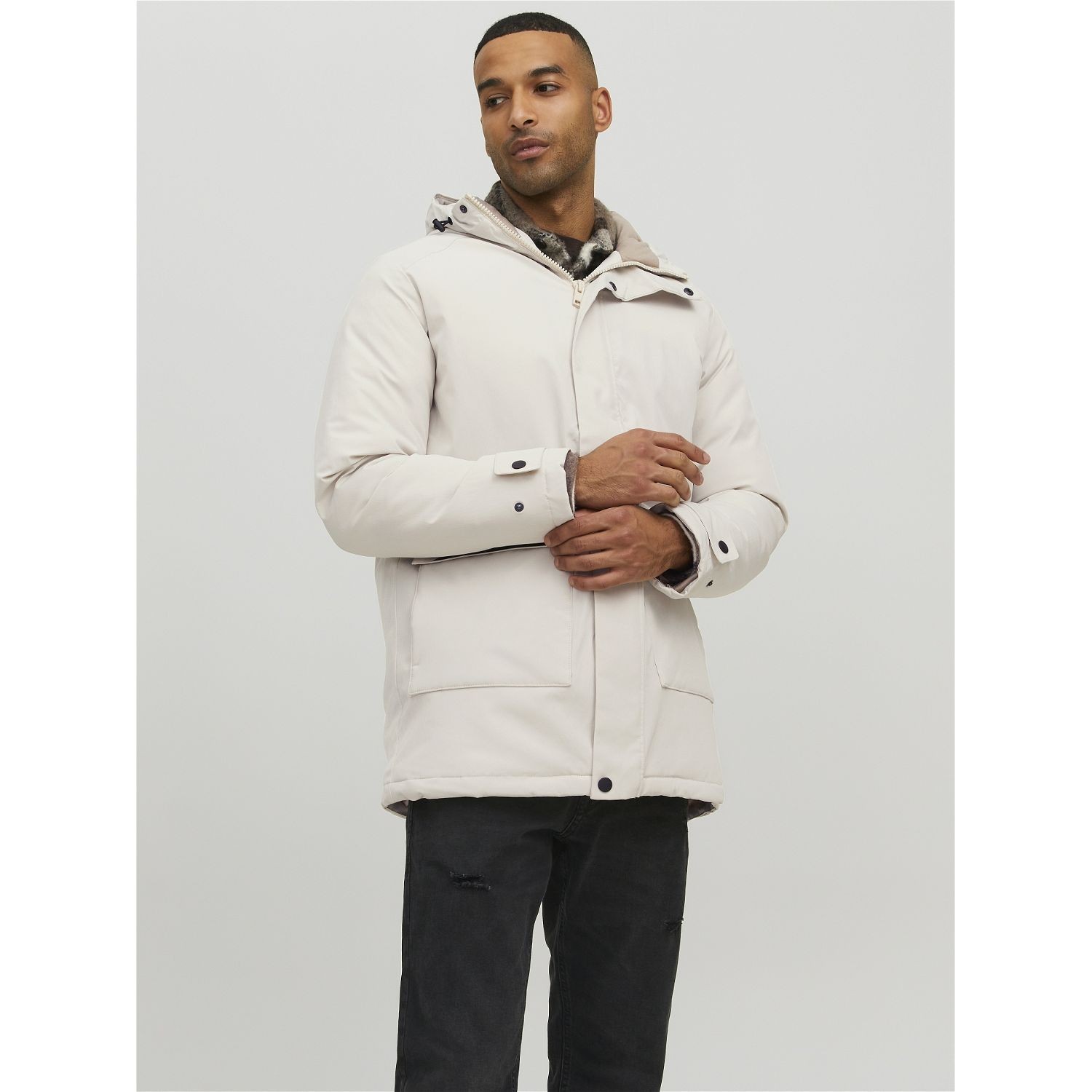 JACK & JONES Pūkinė striukė vyrams, Kūno, Striukės 2