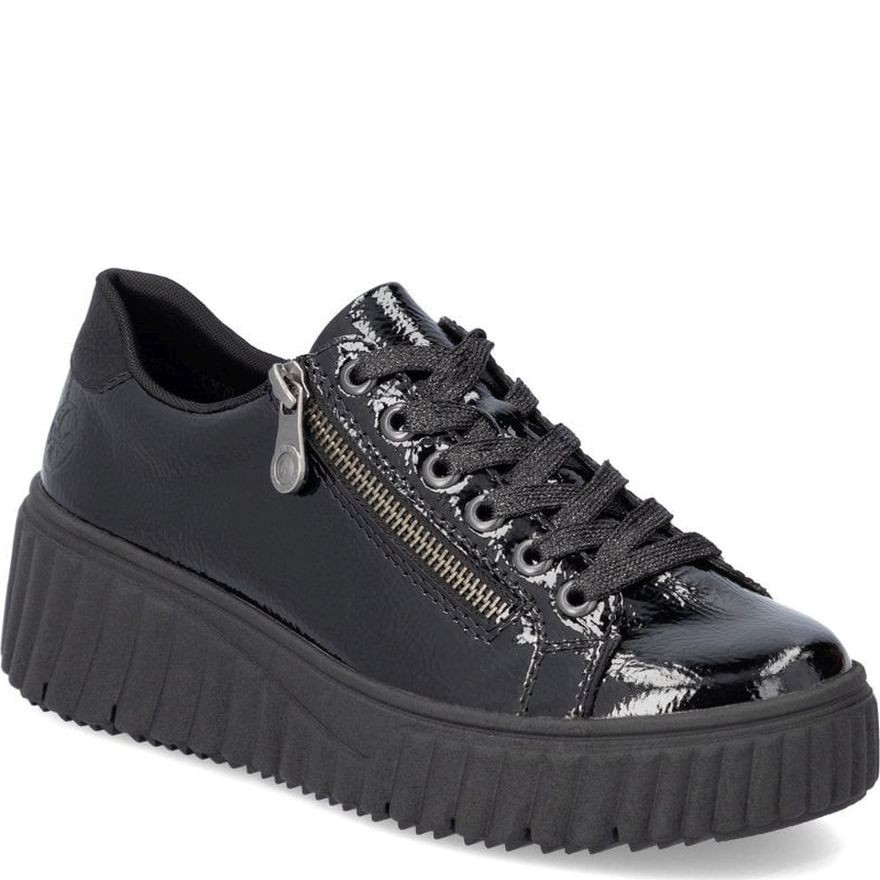 RIEKER Laisvalaikio bateliai moterims, Juoda, Ladies shoes 1