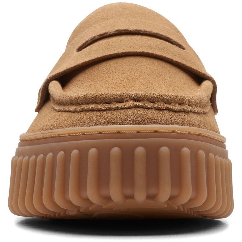 CLARKS Loaferiai moterims, Smėlio, Torhill Penny Loafers 3