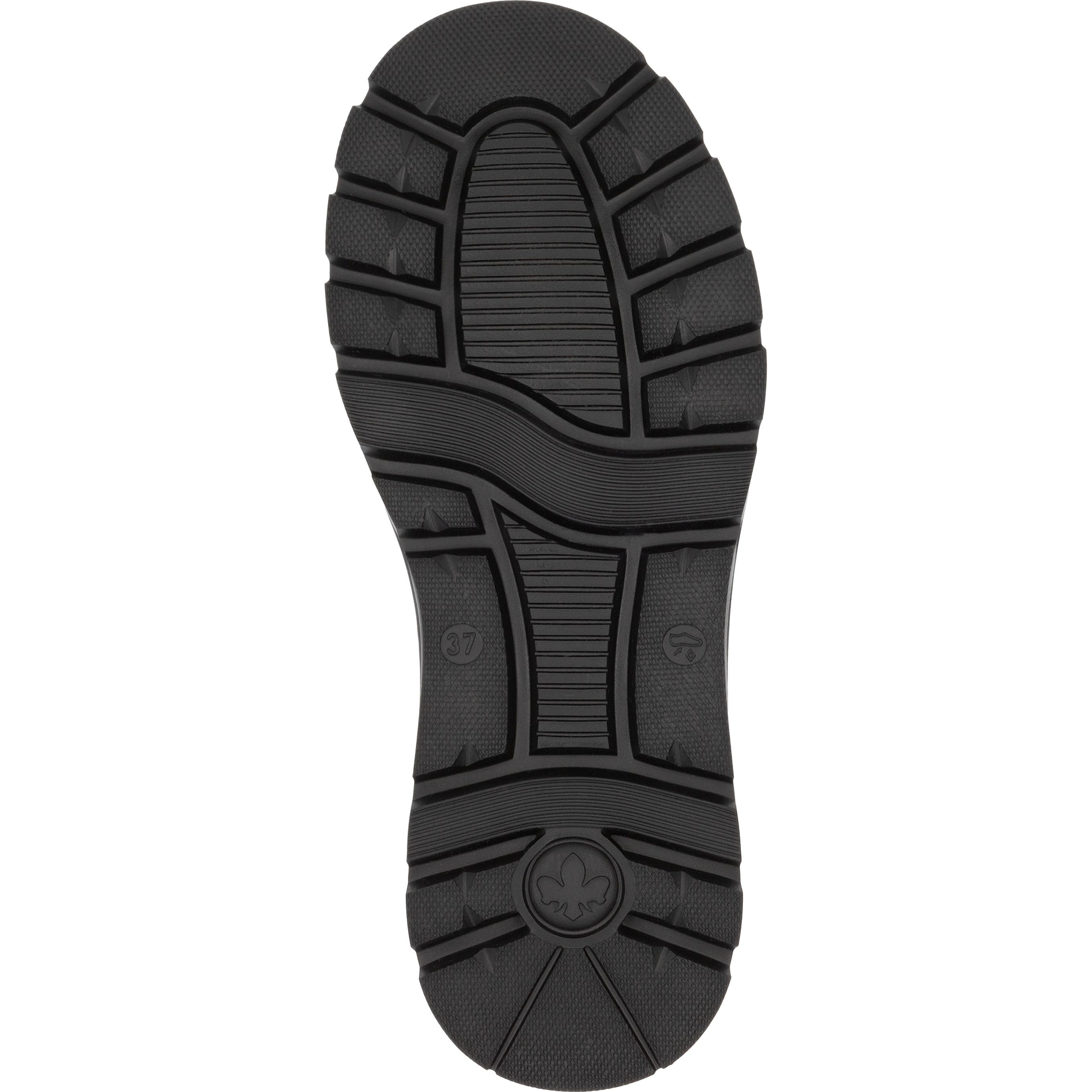 RIEKER Aulinukai moterims, Juoda, Ladies mid height boots 9