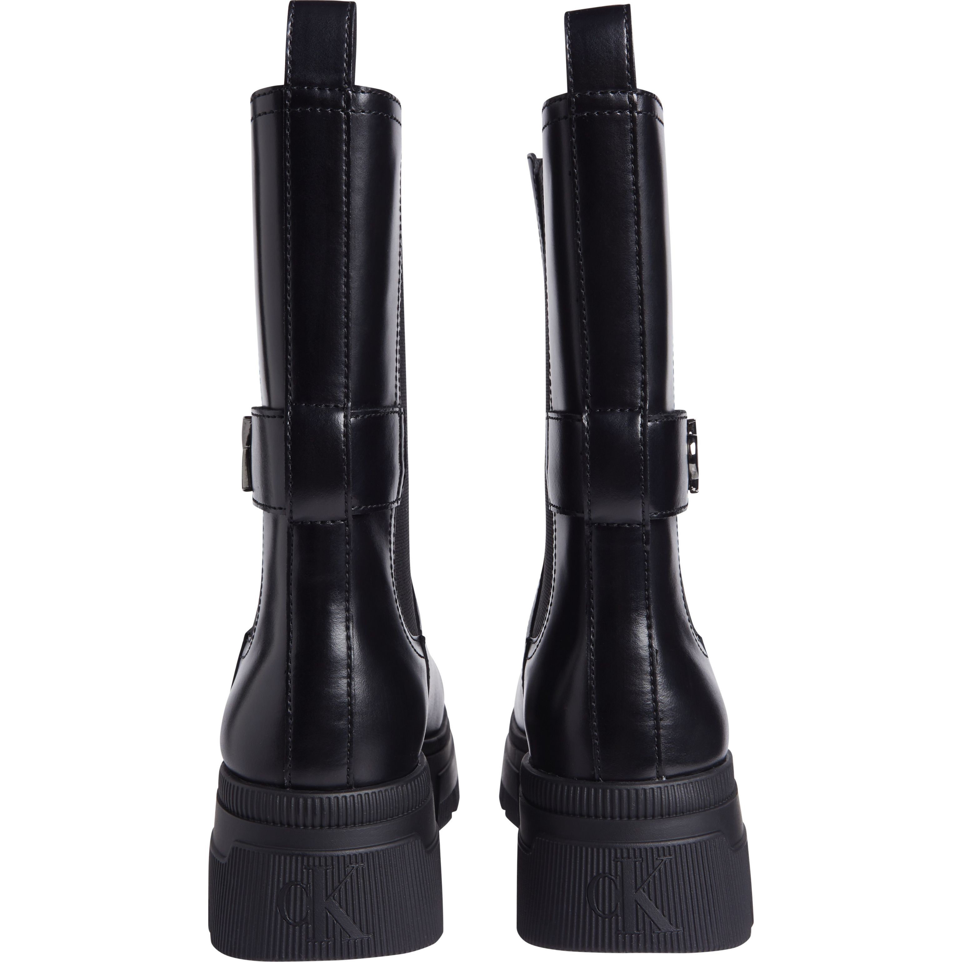 CALVIN KLEIN JEANS Aulinukai moterims, Juoda, Chunky combat chelsea 4