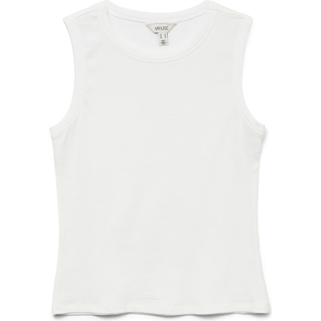 VERO MODA Marškiniai be rankovių moterims, Balta, Promise tank top 1