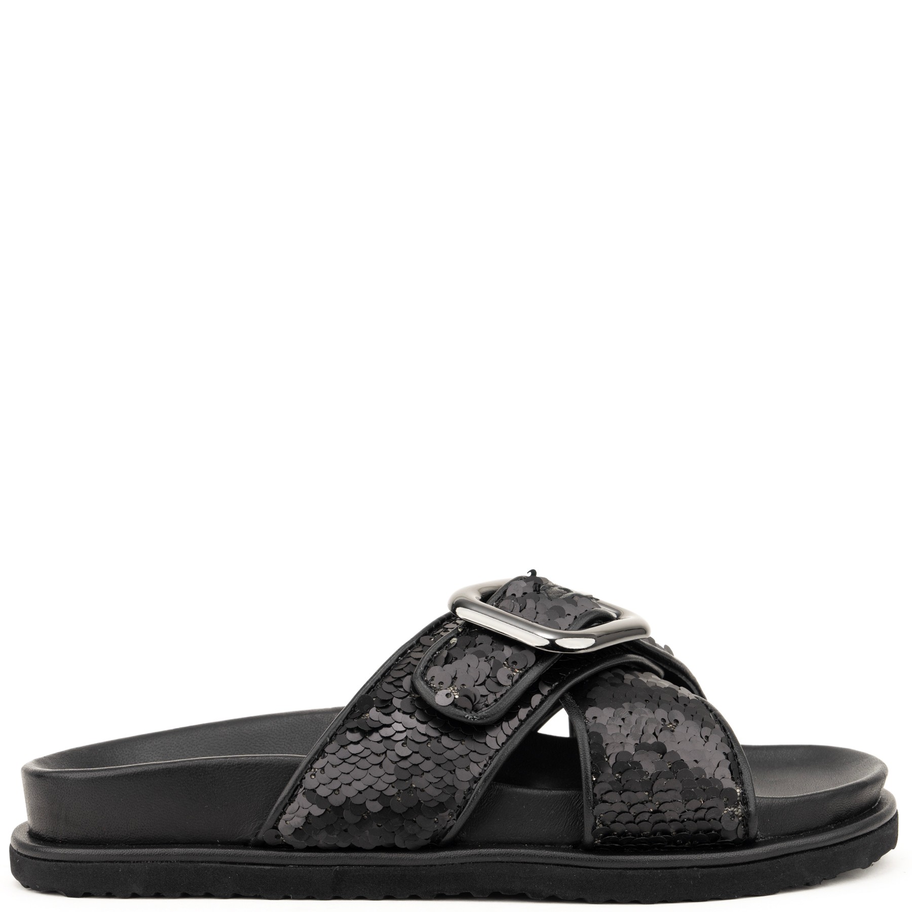 LA CONTE Šlepetės moterims, Juoda, Slippers 2