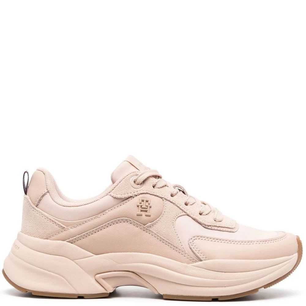 TOMMY HILFIGER Sportiniai bateliai moterims, Rožinė, Elevated chunky runner shoe 1