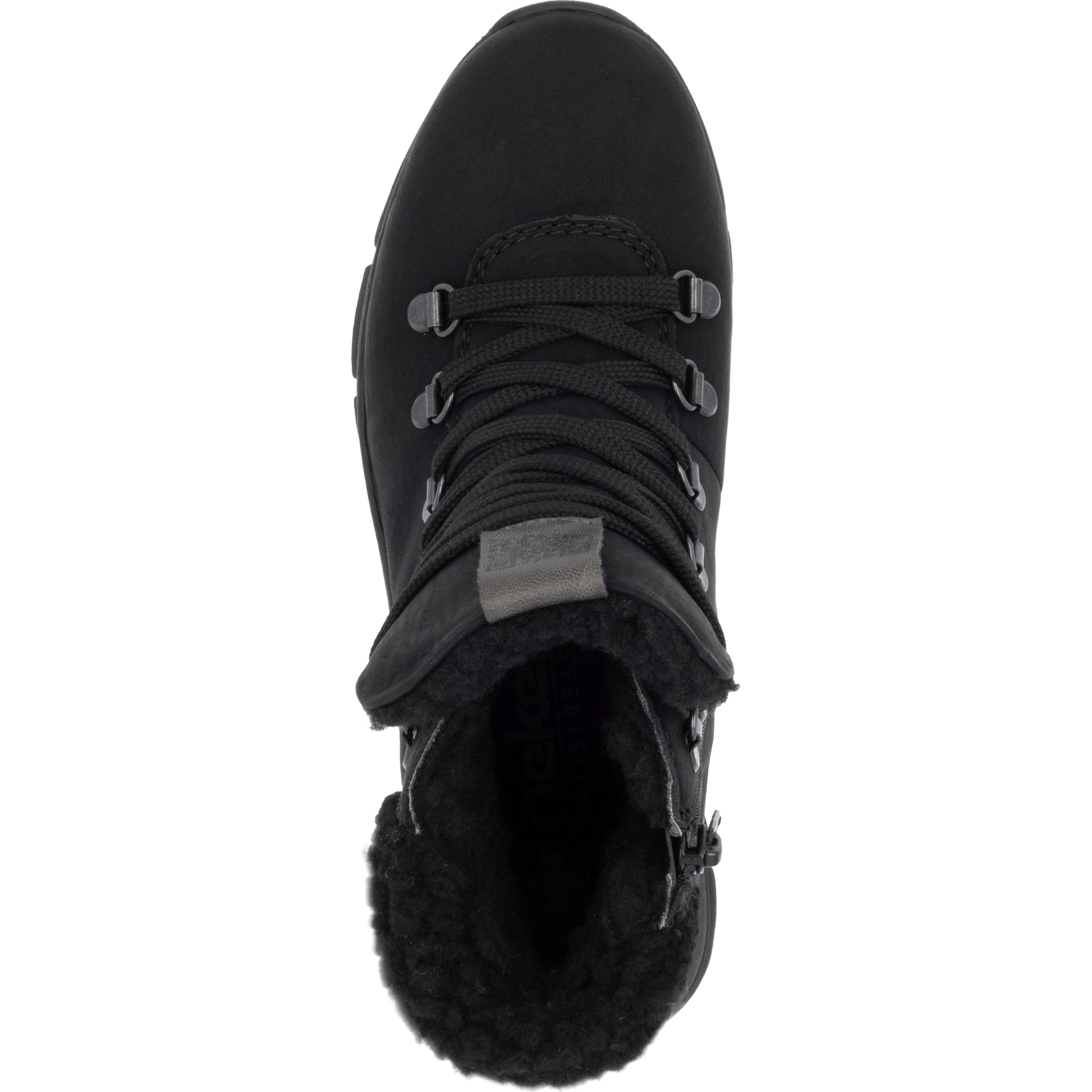 RIEKER Aulinukai moterims, Juoda, Ladies mid height boots 7