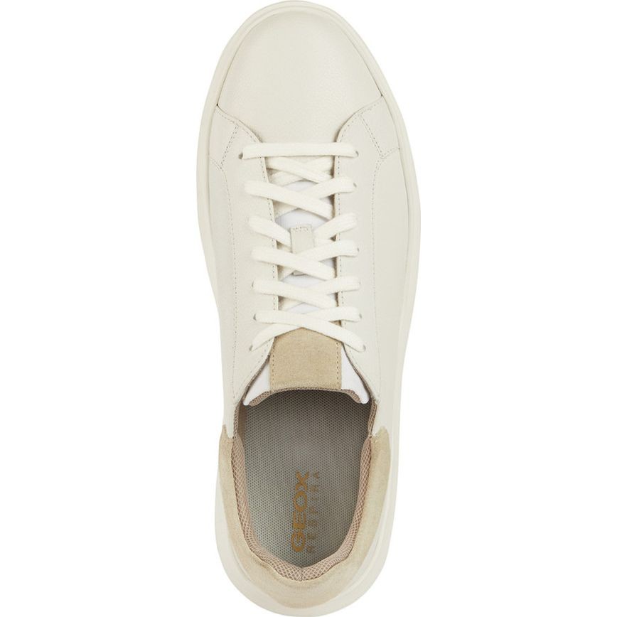 GEOX Laisvalaikio bateliai vyrams, Balta, Deiven sneakers 5
