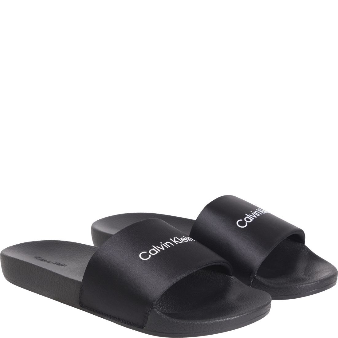 CALVIN KLEIN Šlepetės moterims, Juoda, Pool slide 1