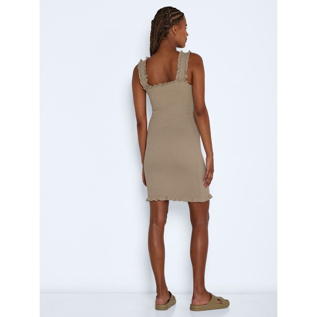 NOISY MAY Mini suknelė moterims, Sidabrinė, NMPERNILLE S/L SHORT 6